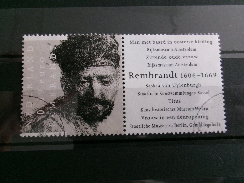 2006 - rembrandt a tekst er naast (395h), Ophalen of Verzenden, Gestempeld