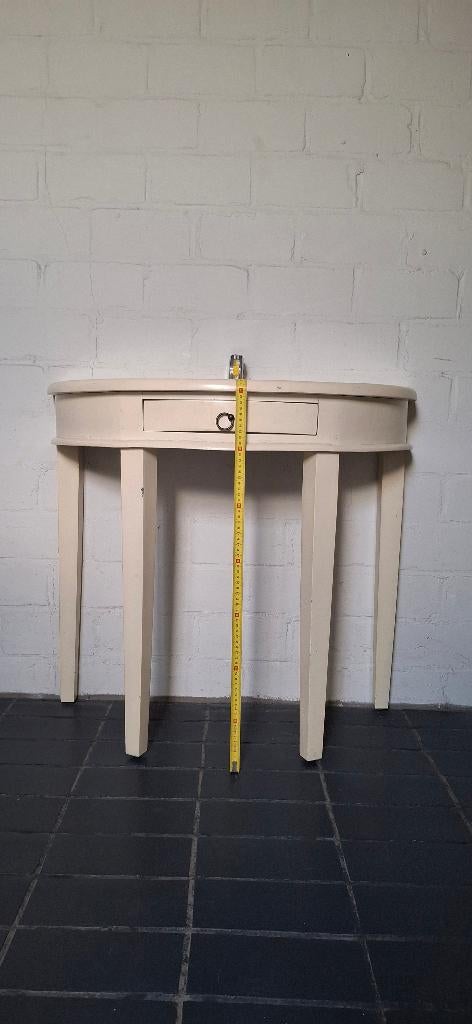 halfronde sidetable, Ophalen, Gebruikt, 50 tot 100 cm, Landelijk
