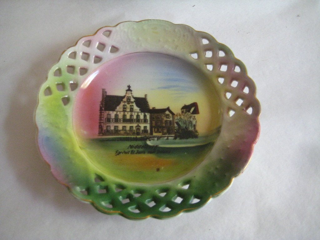 bordje middelburg (vlgnr 4) sociteit st. joris met balans, Antiek en Kunst, Ophalen of Verzenden