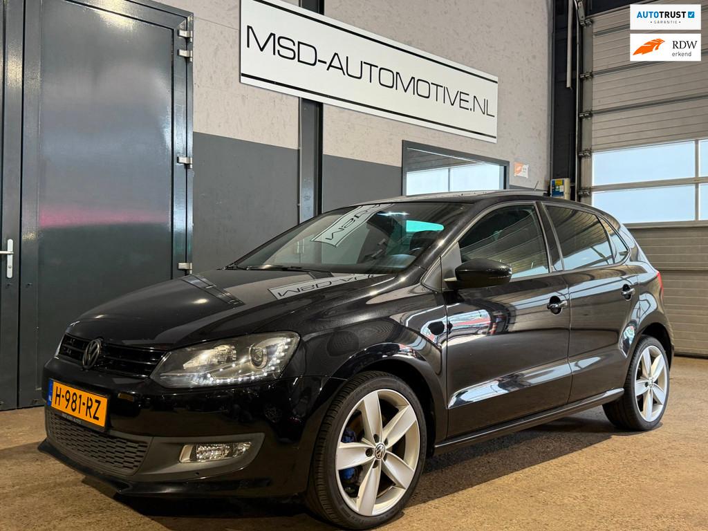 Volkswagen Polo 1.2 TSI|PANORAMADAK|LED|zwarte hemel !, Voorwielaandrijving, Euro 5, Zwart, 988 kg