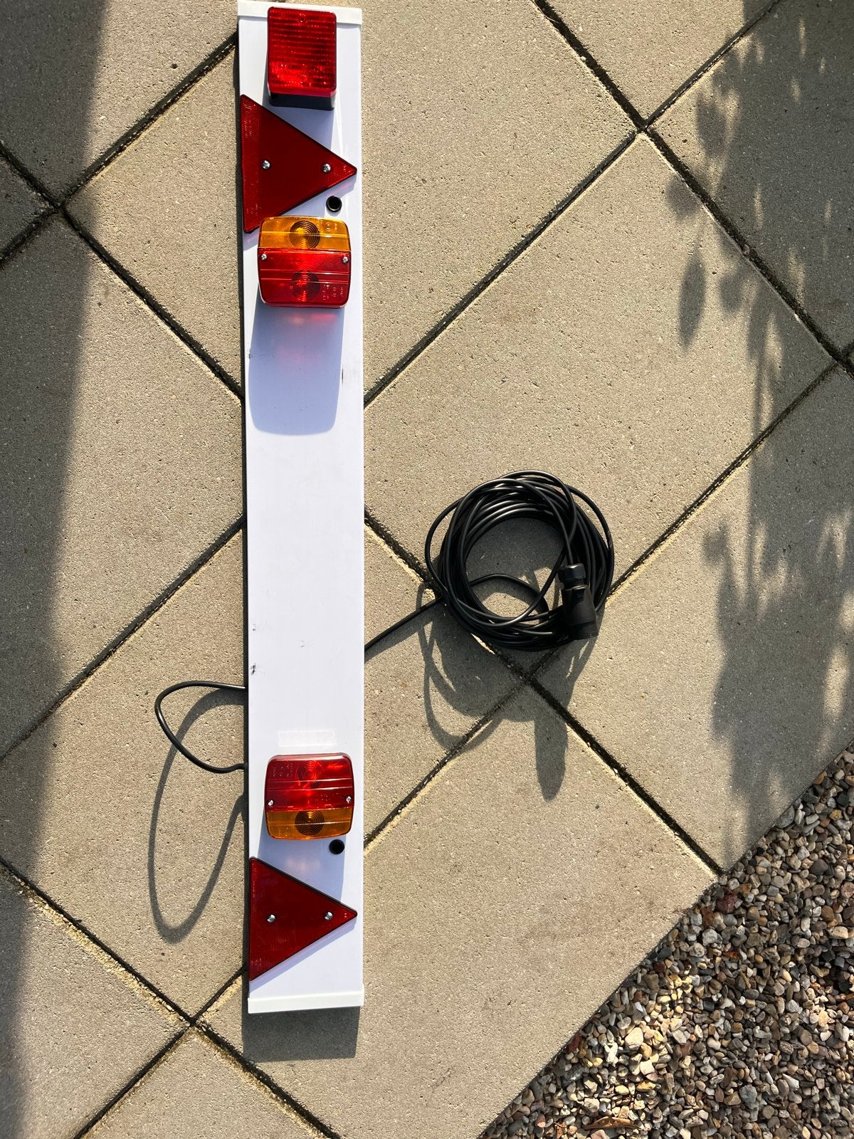 Achterlichtbalk voor aanhanger - Compleet met kabel, Auto diversen, Ophalen of Verzenden, Zo goed als nieuw