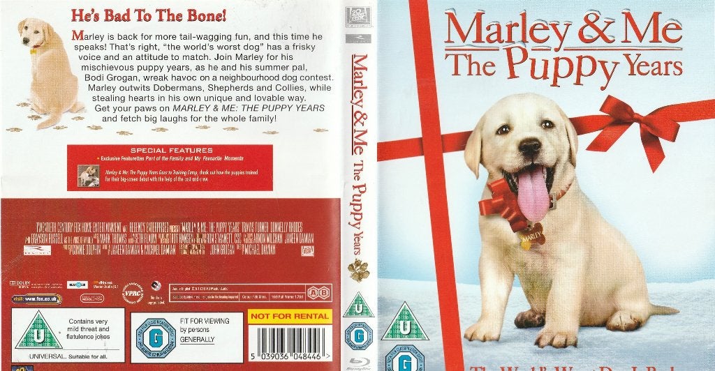Marley & Me The Puppy years Blu ray ( import - engels ), Ophalen of Verzenden, Zo goed als nieuw, Humor en Cabaret