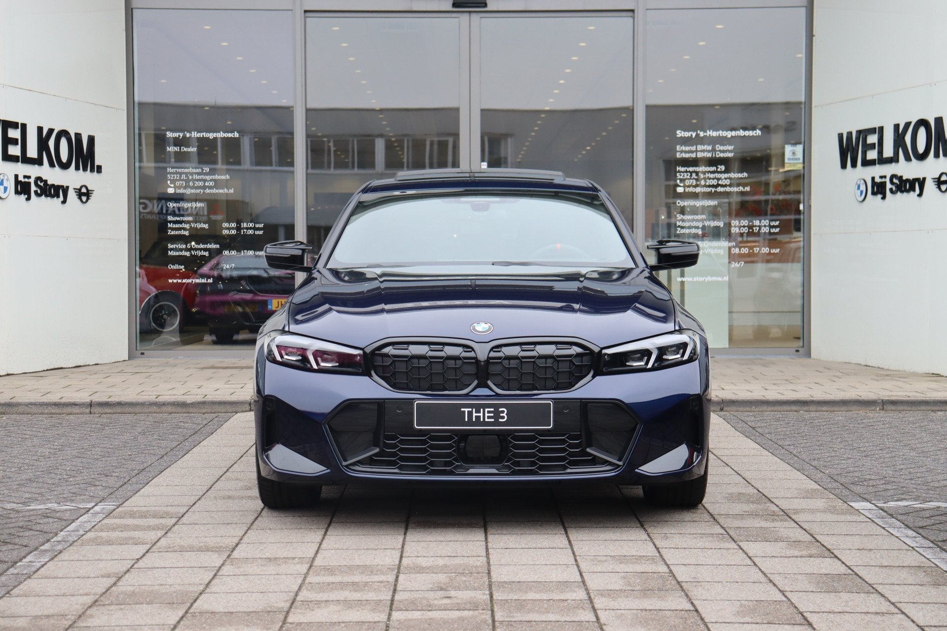 BMW 3 Serie M340i xDrive Automaat / Schuif-kanteldak / Trekh, Auto's, Automatische klimaatregeling, 1700 kg, Blauw, Bedrijf