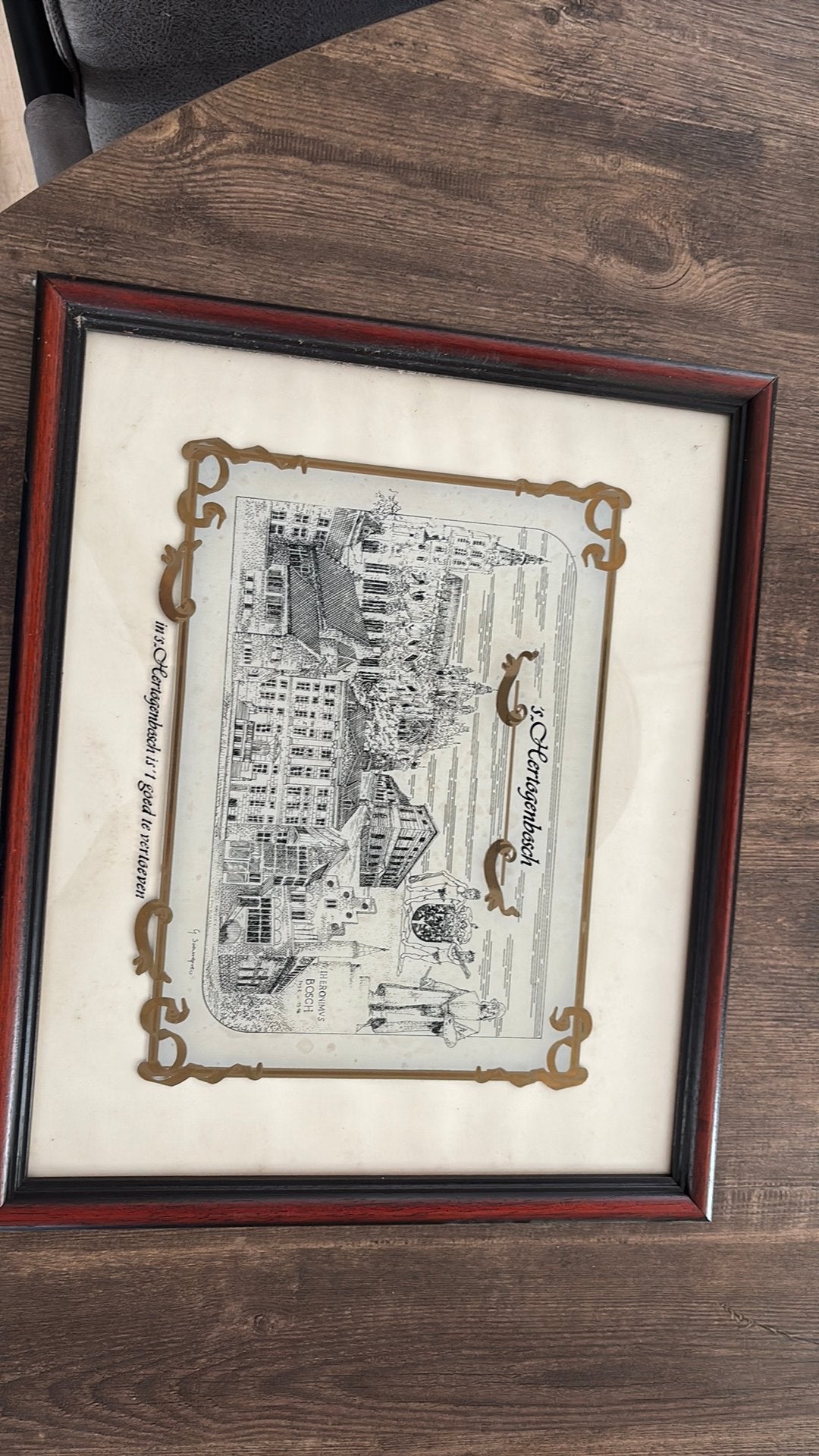 Glasgravure van s Hertogenbosch, Ophalen of Verzenden