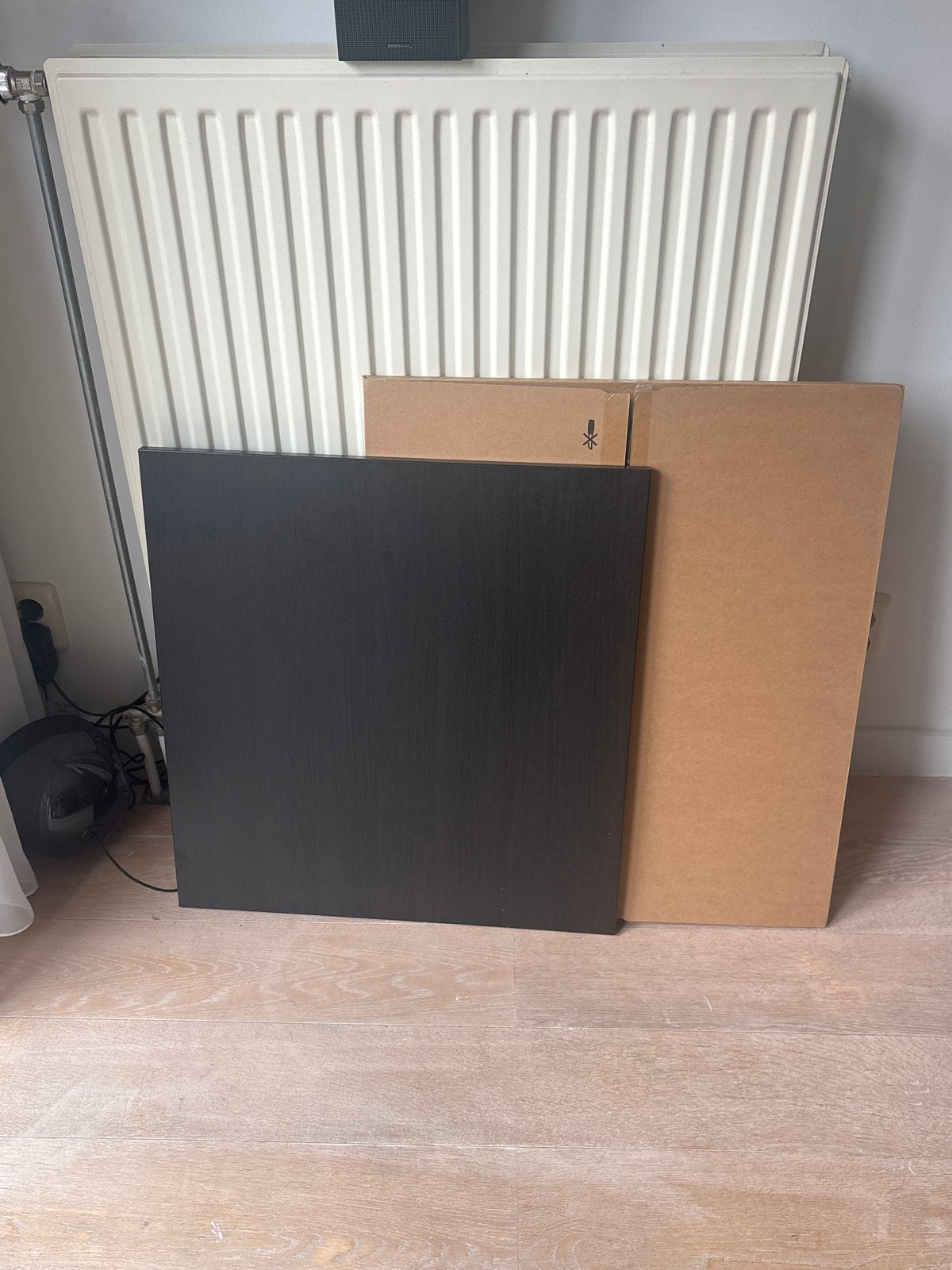 2x IKEA LAPPVIKEN Deur, zwartbruin, 60x64 cm, Ophalen, 50 tot 100 cm, Zo goed als nieuw, Minder dan 25 cm