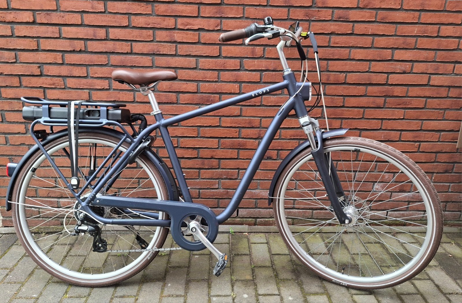 E Bike Elops 900 HF heren fiets maat L/XL. , 59 cm of meer, Ophalen of Verzenden, Zo goed als nieuw, Overige merken