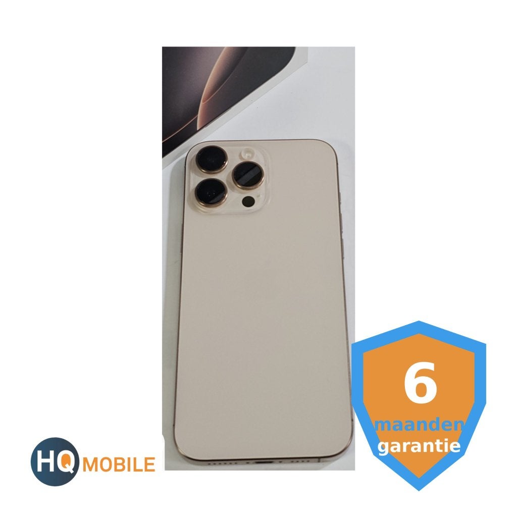 Apple iPhone 16 Pro Max - 1TB - Brons - 91% | Tweedehands, Telecommunicatie, Gebruikt, Apple Distribution International, Ophalen of Verzenden
