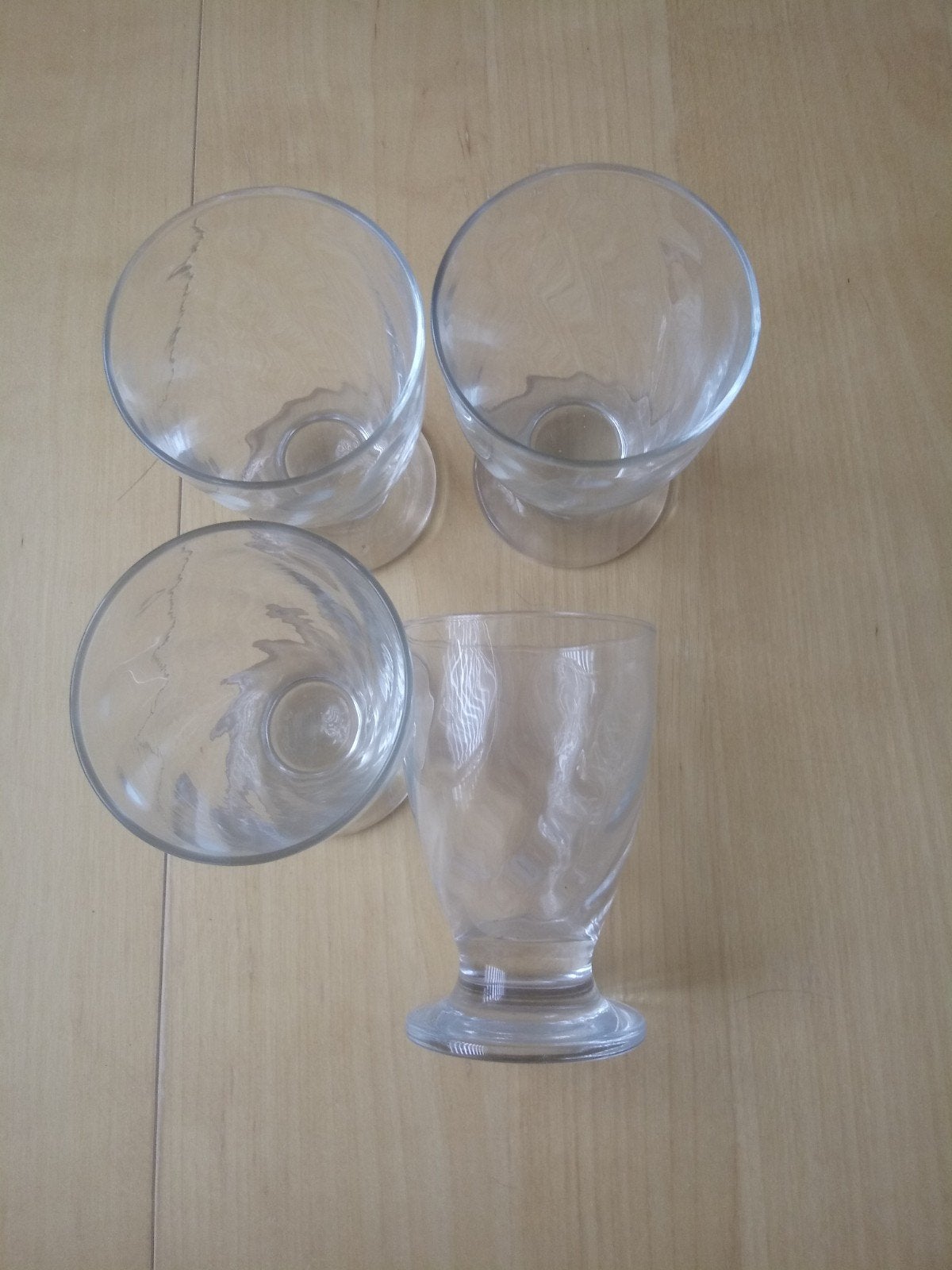 Vier nieuwe ijscoupes, Glas of Glazen, Overige merken, Nieuw, Ophalen of Verzenden