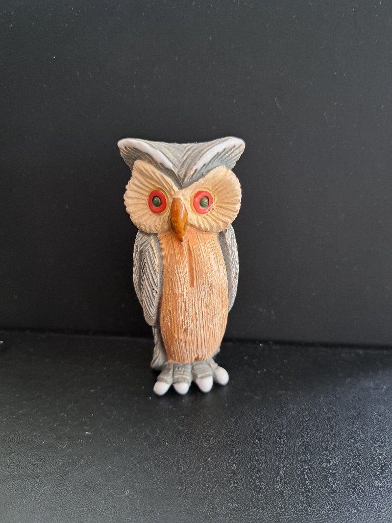 Uil beeldje - Decoratieve uil figuur, Ophalen of Verzenden, Gebruikt, Dier