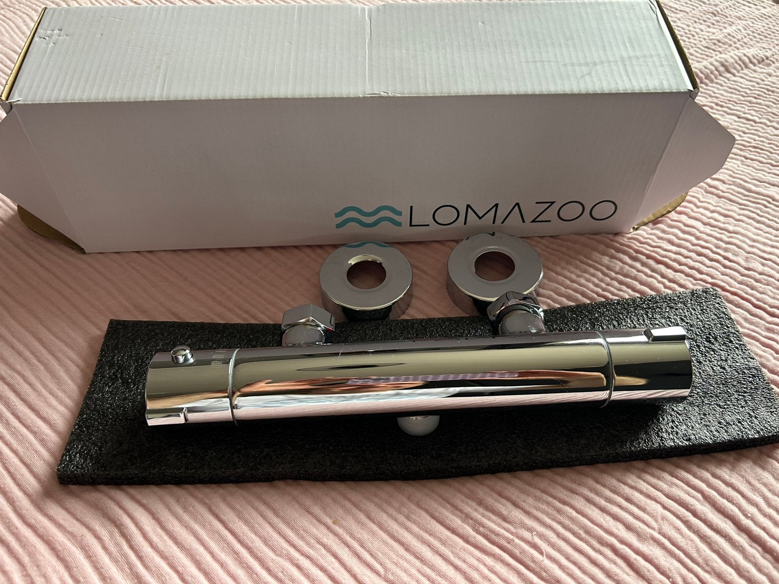 Thermostaat kraan douche 12cm, Doe-het-zelf en Verbouw, Sanitair, Ophalen, Zo goed als nieuw, Rvs, Douche