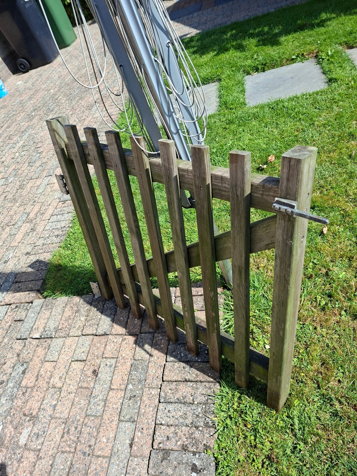 tuinhekje met rvs scharnieren, Tuin en Terras, Ophalen, Hout, Tuinhek