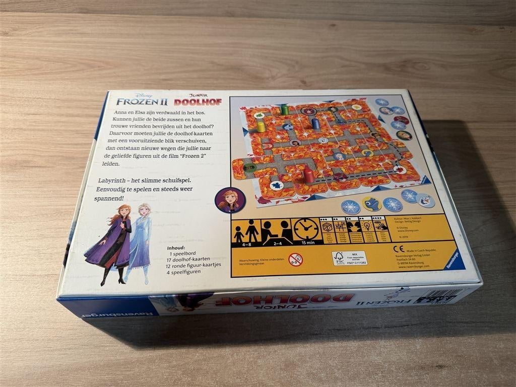 Doolhof Disney frozen 2 - s6706, Hobby en Vrije tijd, Gezelschapsspellen | Bordspellen, Verzenden, Zo goed als nieuw