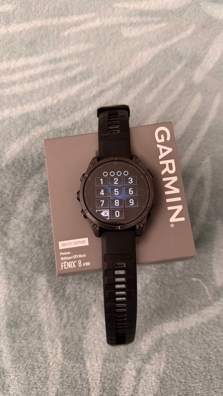 Garmin Fenix 8 - sapphire 47mm, Zwart, Ophalen of Verzenden, Zo goed als nieuw, Waterdicht