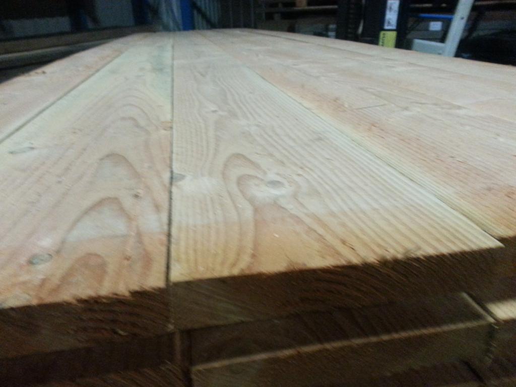 Douglas steigerdelen 32x200 MM fijnbezaagd 500 CM lang, 25 tot 50 mm, Nieuw, Plank, 300 cm of meer