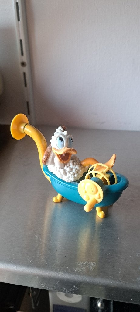 Donald Duck in bad``bellenblaas`` (Z258-102), Verzamelen, Disney, Ophalen of Verzenden, Donald Duck, Zo goed als nieuw, Beeldje of Figuurtje