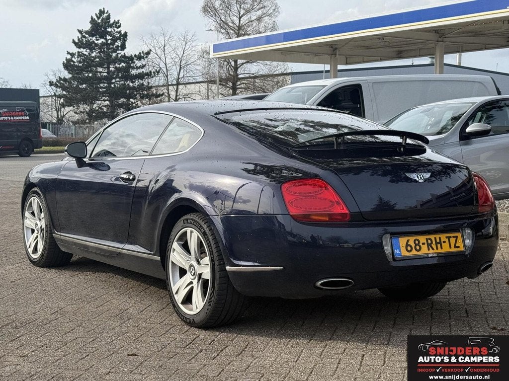 Bentley Continental GT 6.0 W12 in top staat uitstekend onder, Gebruikt, Beige, 12 cilinders, Bedrijf