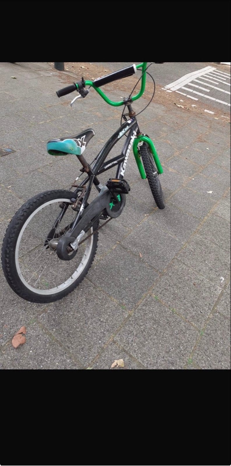 Kawasaki kinderfiets 20 inch - Gebruikt, Fietsen en Brommers, Fietsen | Kinderfietsjes, Ophalen of Verzenden, Gebruikt, Velgrem