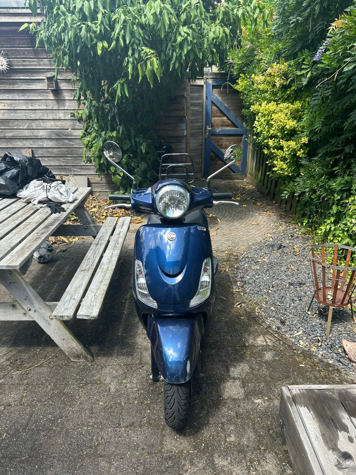 Sym fiddle 2 scooter - 2018 - geel kenteken, Fietsen en Brommers, Scooters | SYM, Ophalen, Gebruikt, Maximaal 45 km/u, 49 cc