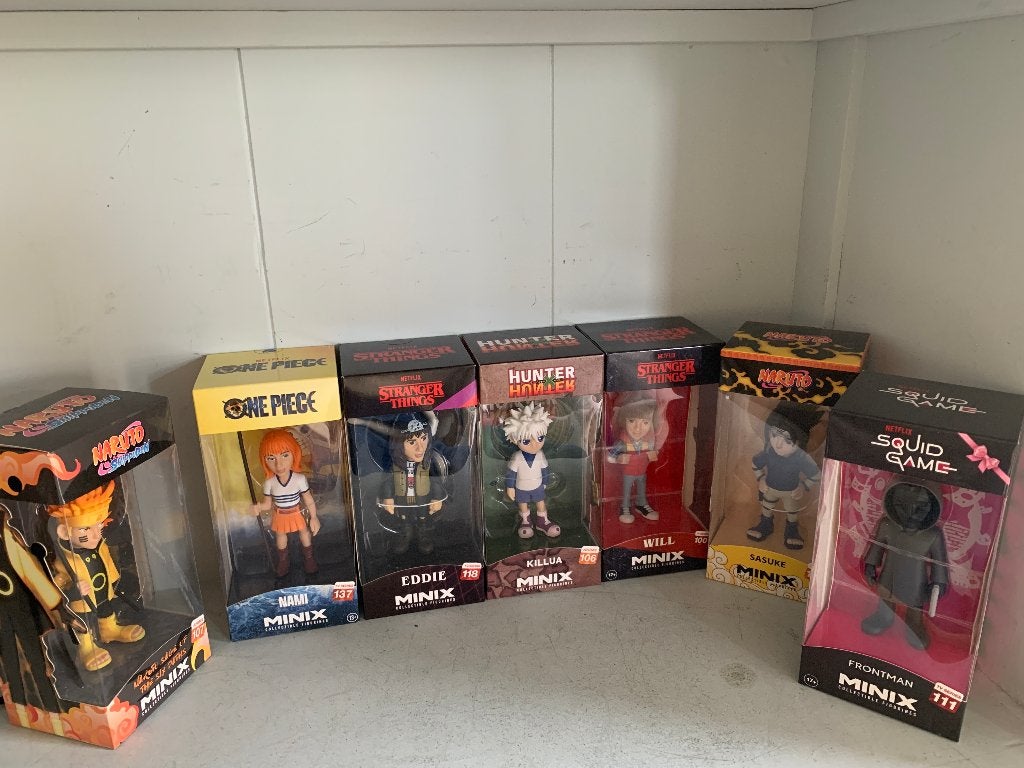 Minix actiefiguren: Naruto, Squid Game, Stranger Things, Ophalen of Verzenden, Zo goed als nieuw