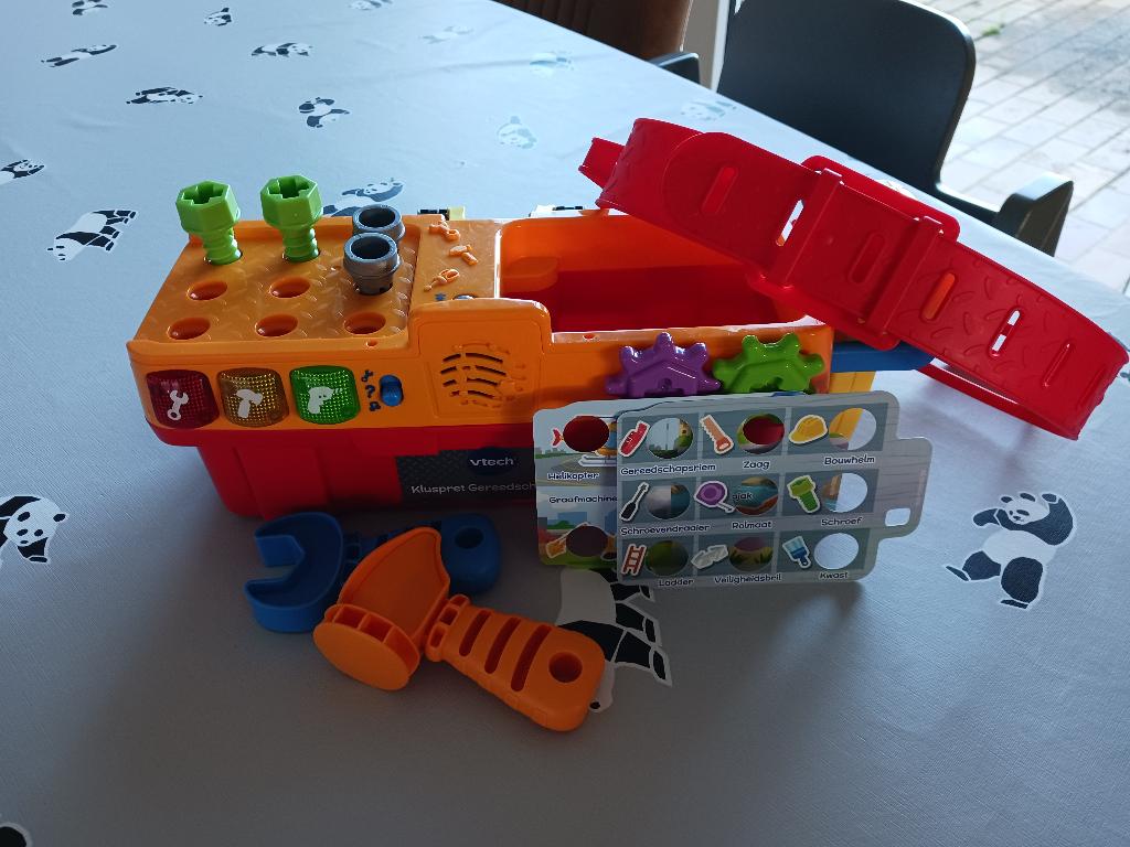 VTech Kluspret Gereedschapsset, Ophalen of Verzenden, Zo goed als nieuw, Bouwen, Met licht
