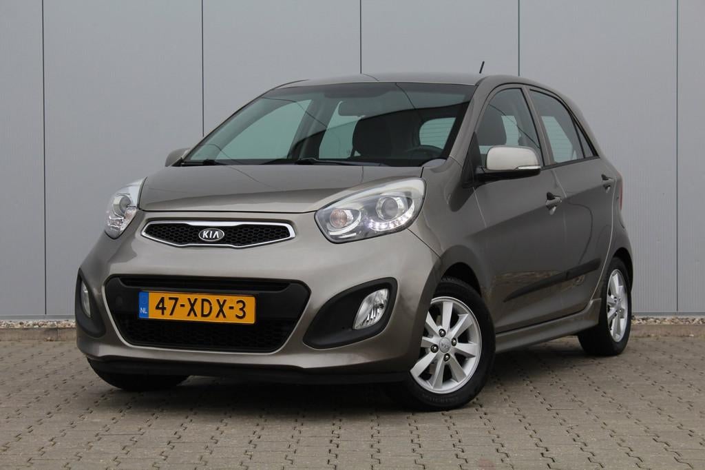 Kia Picanto 1.0 CVVT Comfort Pack | 5 Deurs | Airco | Elektr, Auto's, Voorwielaandrijving, Stof, Gebruikt, Zwart