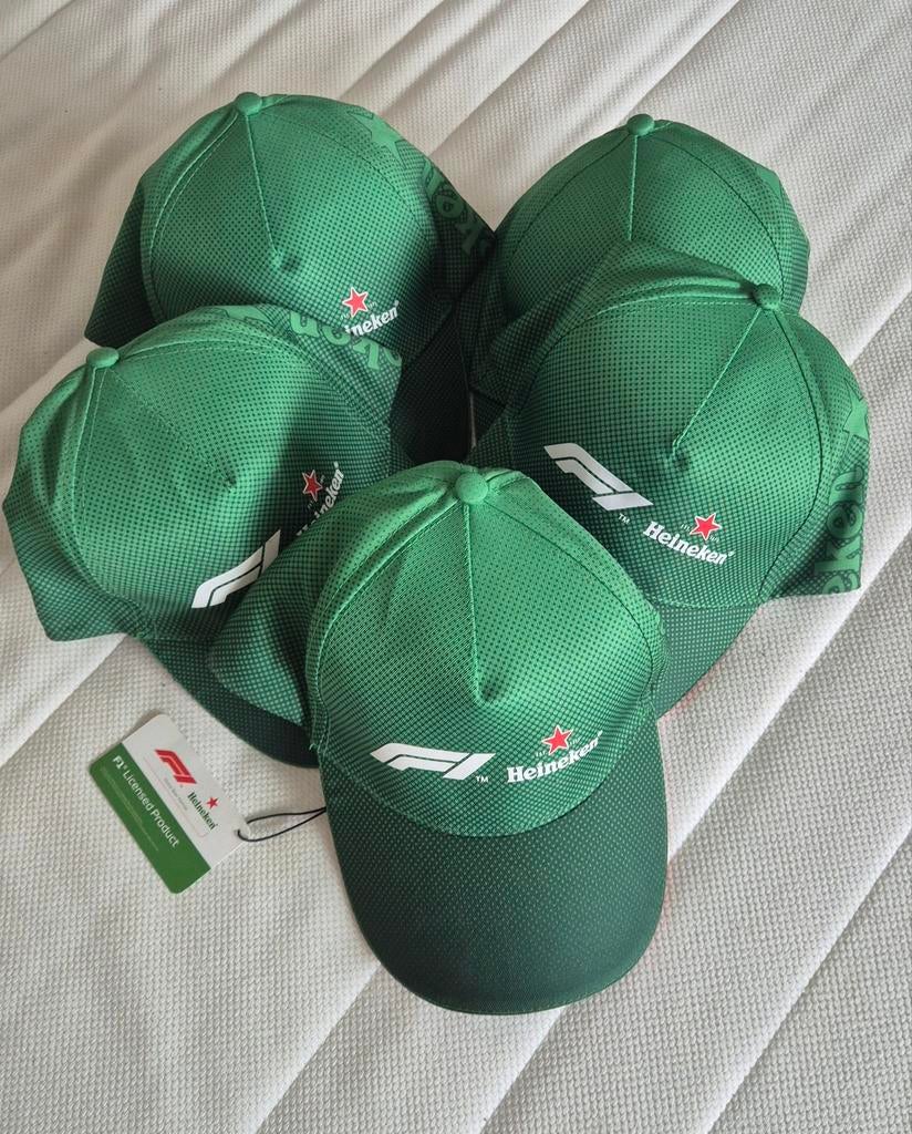 Formule 1 Heineken Petten - Nieuw met label, Kleding | Heren, Hoeden en Petten, Heineken F1, Nieuw, Pet, One size fits all