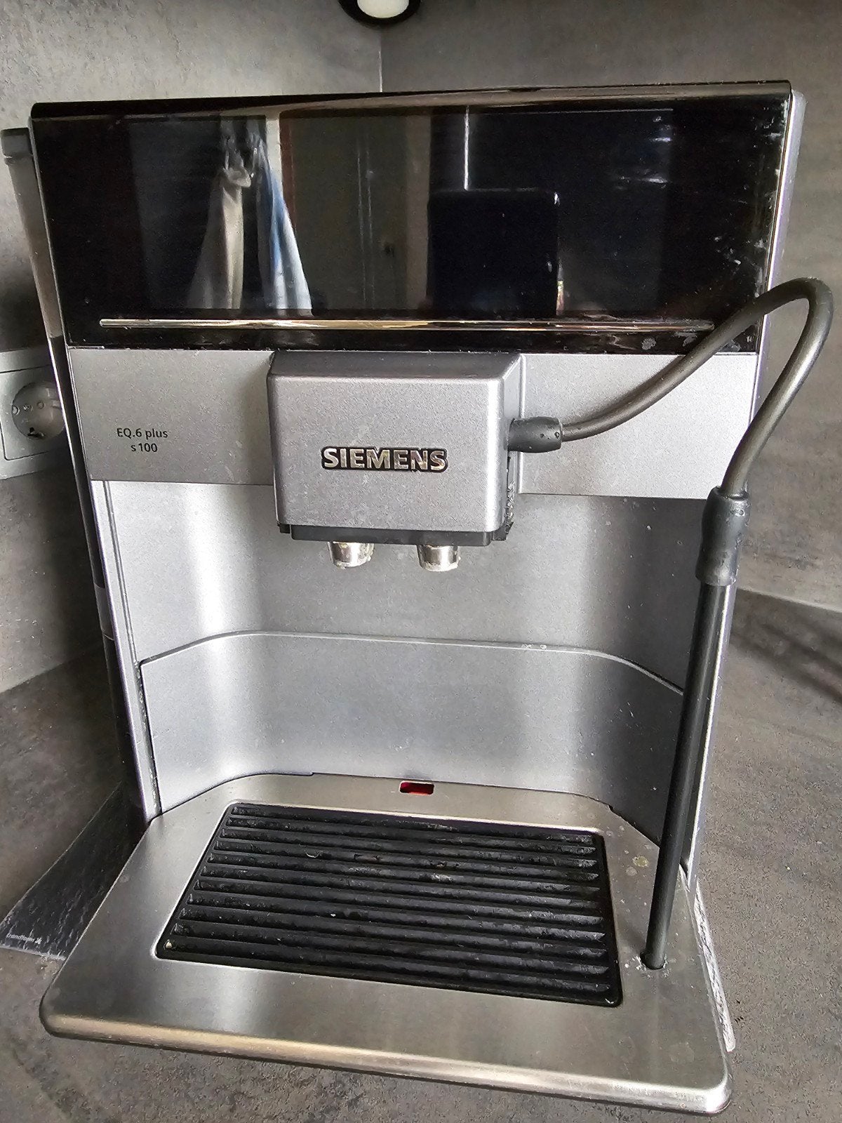 Siemens EQ.6 plus s100 volautomatische espressomachine, Ophalen, Gebruikt, Espresso apparaat, 10 kopjes of meer