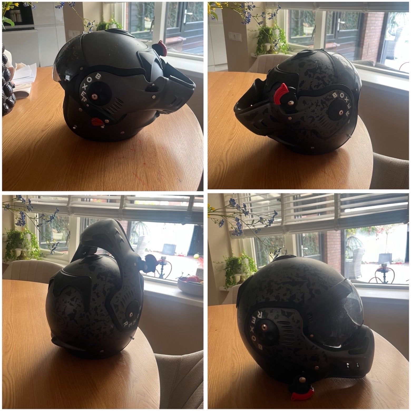 Boxer motorhelm maat M, Motoren, Ophalen, Tweedehands, Overige typen