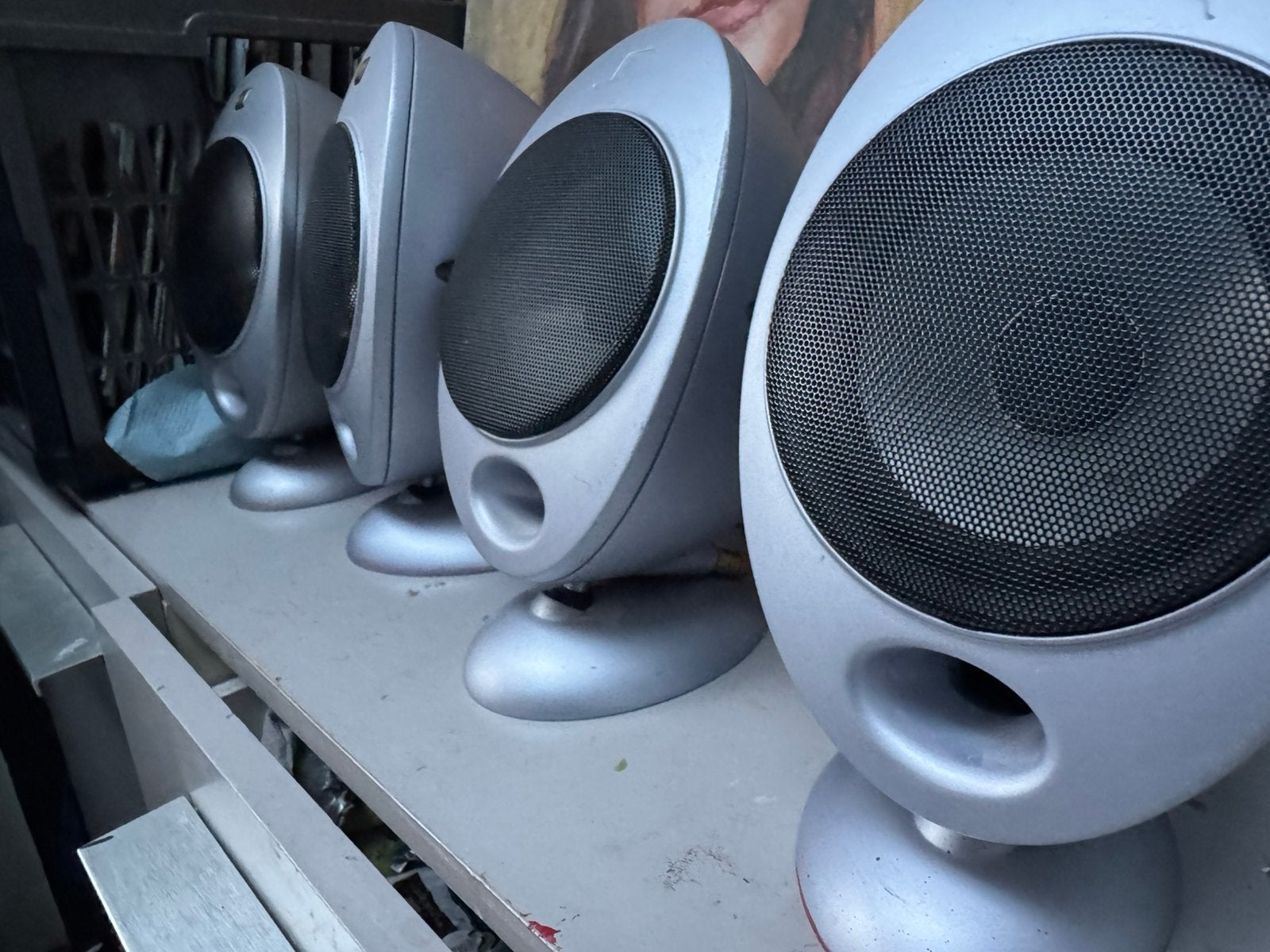 Kef ei-tjes hts 2001, Ophalen, Gebruikt, 60 tot 120 watt, Geschikt voor surround/home cinema