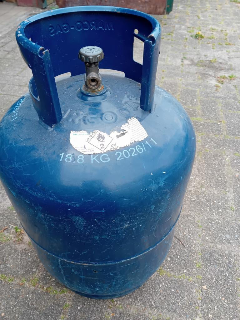 Gasflessen, Ophalen