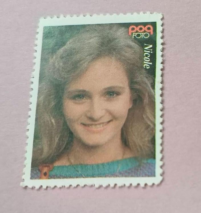 Popfoto zegel Nicole(nr.2), Ophalen of Verzenden, Nieuw, Foto of Kaart