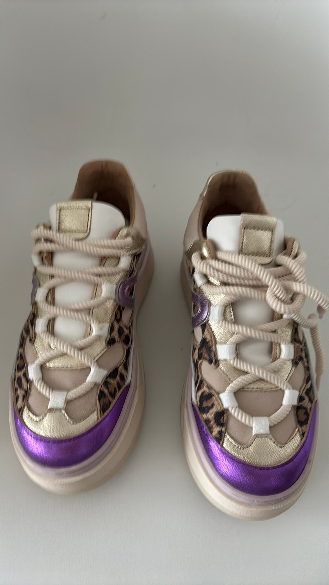 DW\RS sneakers sand/purple maat 38 NIEUW, Overige kleuren, Nieuw, Ophalen of Verzenden, Sneakers of Gympen