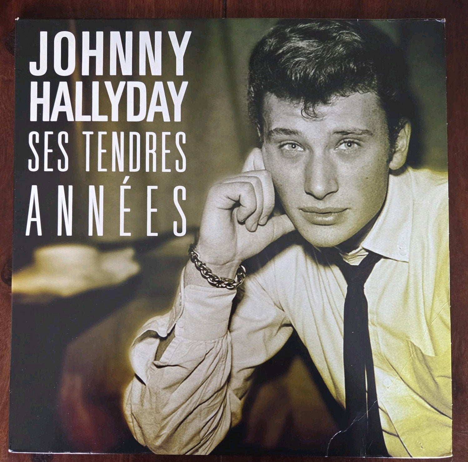 Johnny Hallyday ses tendres années LP, Ophalen of Verzenden, LP