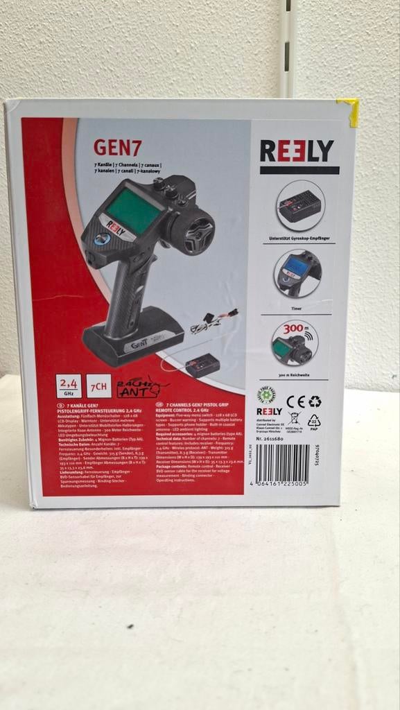 Reely GEN7 7-kanaals 2.4GHz pistoolzender, Ophalen of Verzenden, Nieuw