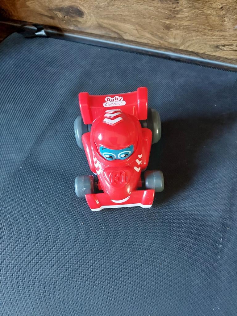 Baby Clementoni raceauto rood, Kinderen en Baby's, Speelgoed | Speelgoedvoertuigen, Gebruikt, Ophalen of Verzenden