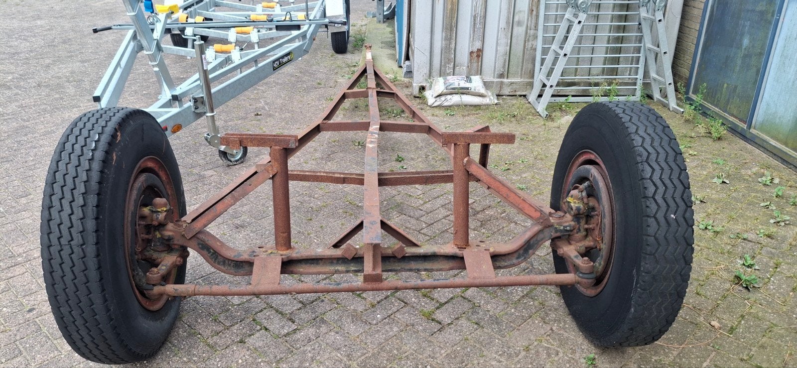 stallings kar haven trailer langzaamverkeer kost 125 euro, Ophalen, Gebruikt, 9 meter of meer, Overige typen