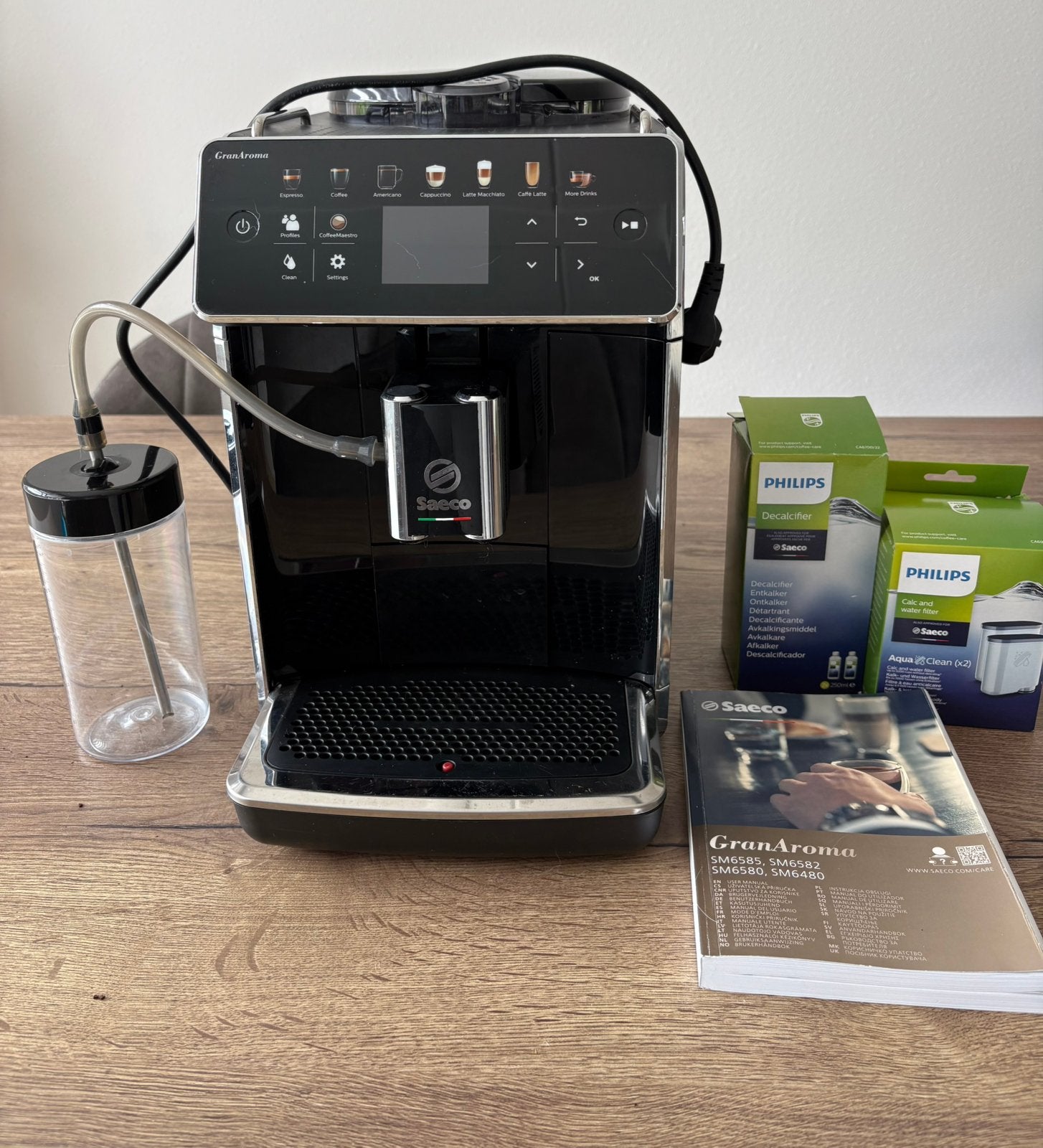Philips saeco gran aroma zgn, Witgoed en Apparatuur, Ophalen, Zo goed als nieuw, Koffiemachine