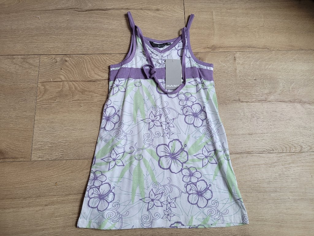 HTX wit lila jurkje met print maat 134/140 *nieuw* ~ PB2016, Kinderen en Baby's, Kinderkleding | Maat 134, Meisje, Nieuw, Ophalen of Verzenden