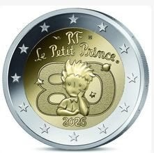 Frankrijk 2 euro 2026 UNC - Le petit prince, Verzenden, Frankrijk, 2 euro, Losse munt