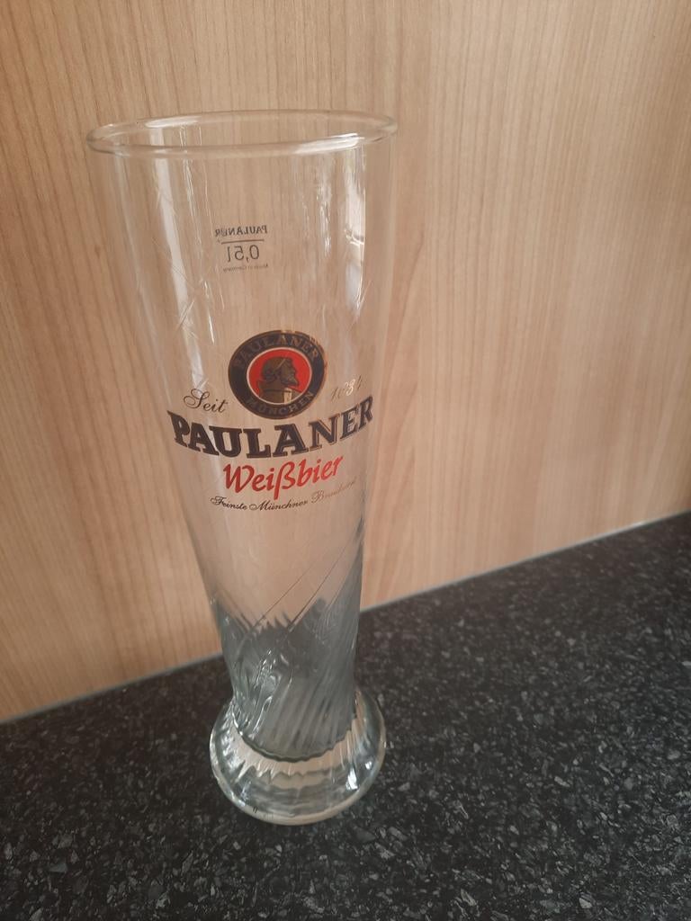 Paulaner Weissbier Bierglas 0,5L, Verzamelen, Ophalen of Verzenden