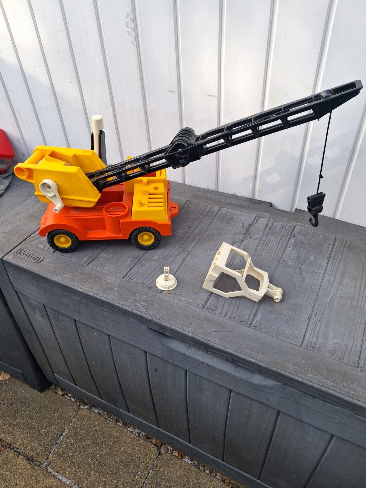 fisher price hijskraanwagen, Ophalen of Verzenden, Bus of Vrachtwagen