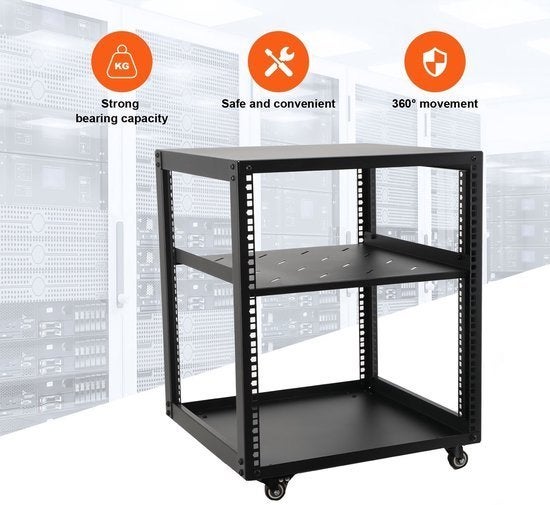 12U Open Frame Serverrek – Serverkast – Netwerkrek, Corvance B.V., Verzenden, Nieuw, Corvancebol@gmail.com