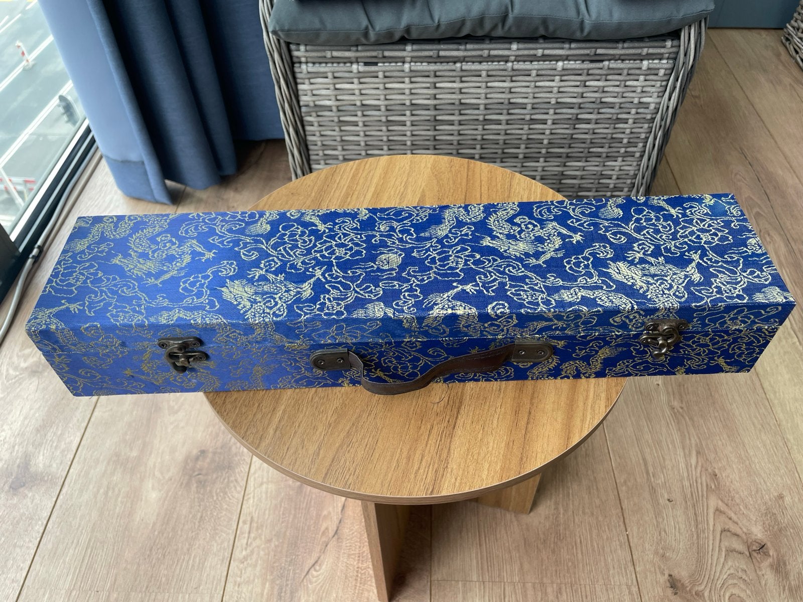 Decoratieve Japanse Tanto met drakenmotief in geschenkdoos, Verzamelen, Ophalen of Verzenden, Nieuw