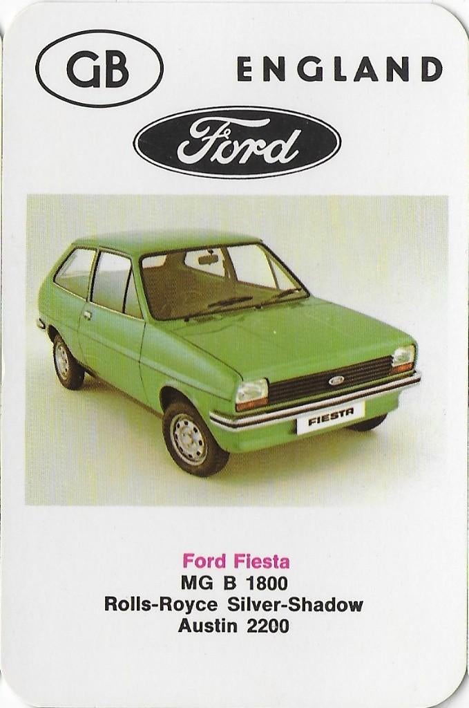 A626 autokaartje ford fiesta, Ophalen of Verzenden, Zo goed als nieuw, Auto's