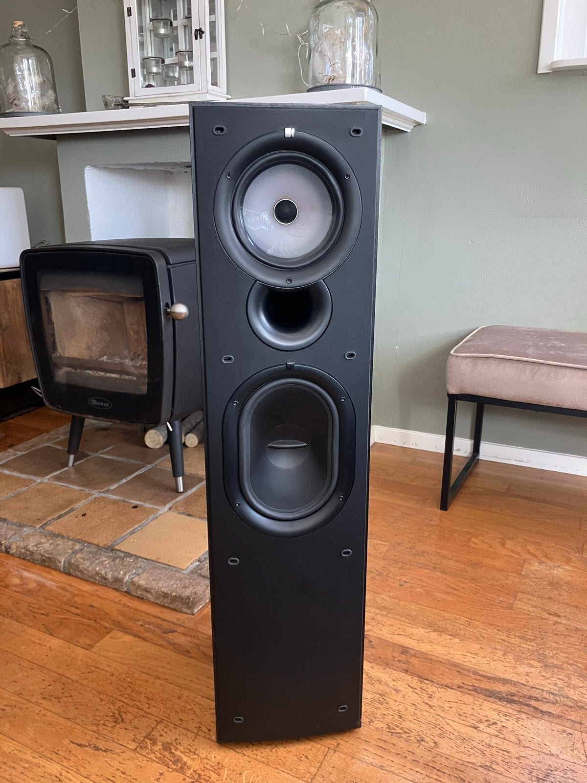 KEF Q65 Vloerstaande Luidsprekers - Recent Nieuwe Tweeters, 150 watt of meer, Vloerstaande luidspreker, Gebruikt, Ophalen of Verzenden