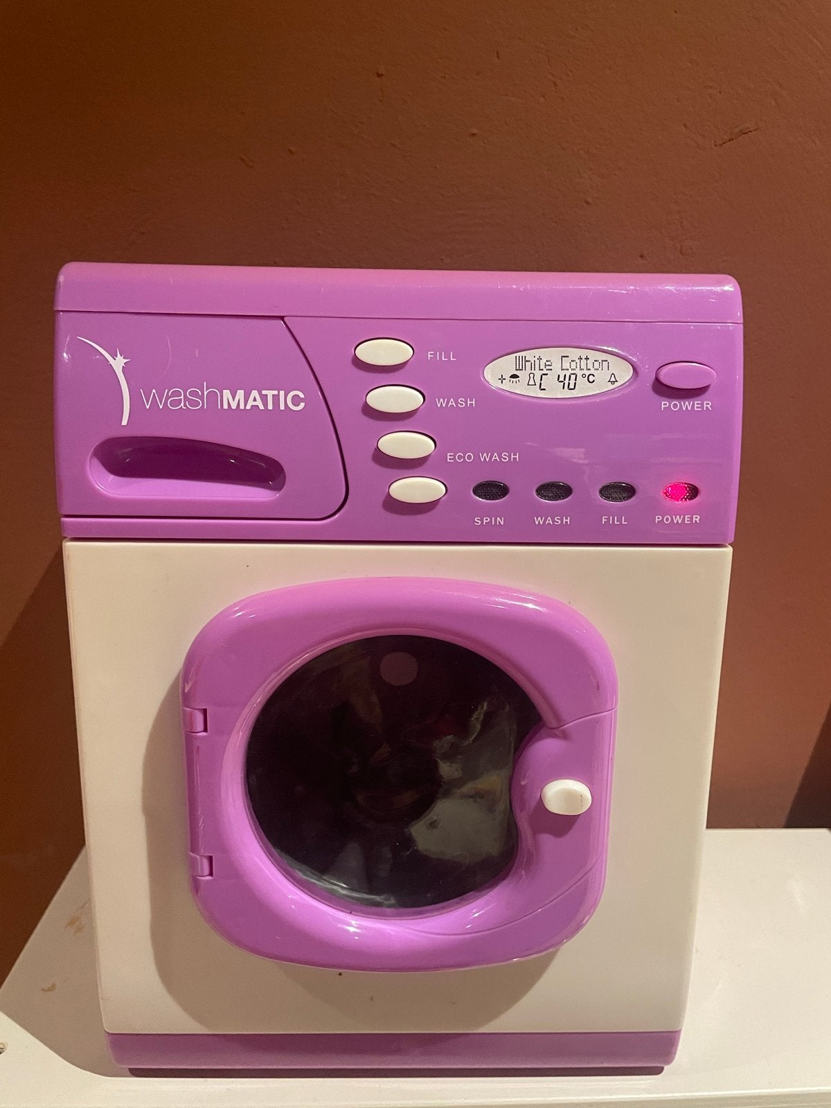 Kinder speelgoed wasmachine - WashMATIC, Ophalen, Gebruikt, Overige typen, Met licht