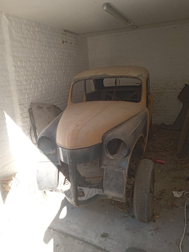 Opel olympia 1952, moet weg!, Ophalen