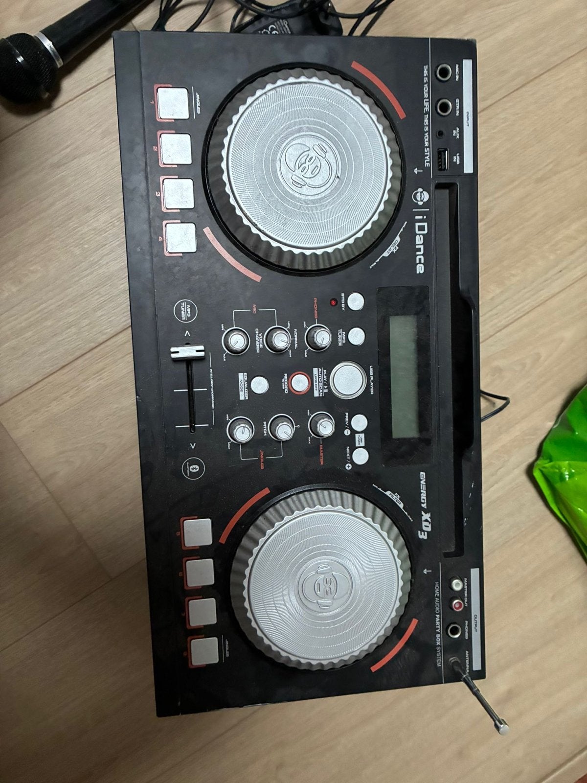 iDance DJ Set met Bluetooth, USB en Microfoon, Muziek en Instrumenten, Dj-sets en Draaitafels, Ophalen, Gebruikt, Dj-set, Overige merken