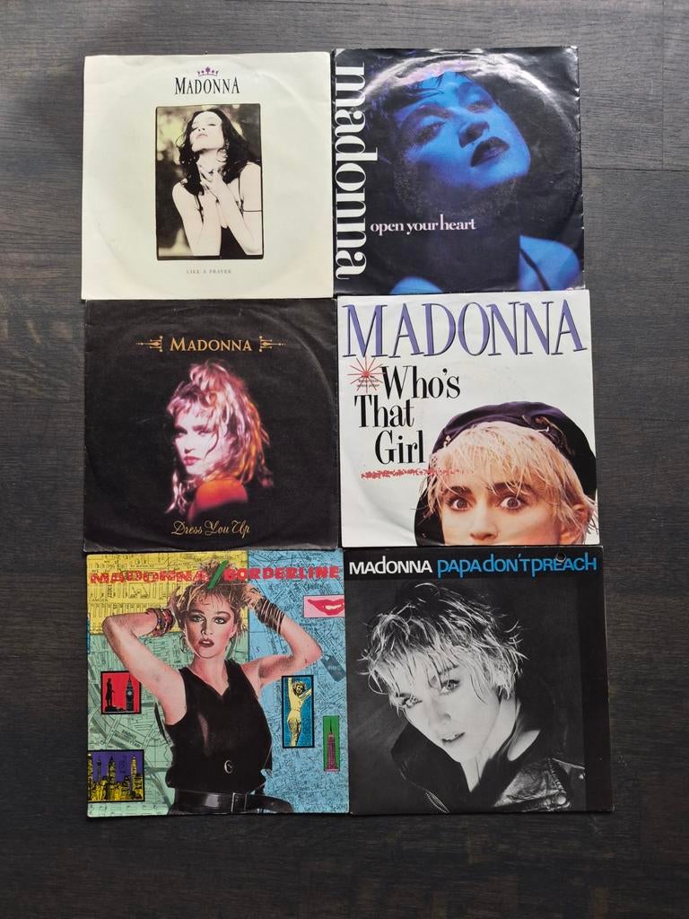 Madonna - 6 vinyl singles, Ophalen of Verzenden