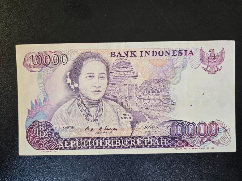 Indonesië pick 126a 1985 nietgaatjes, Ophalen of Verzenden, Zuidoost-Azië, Los biljet